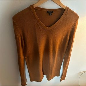 Ann Taylor V-Neck Sweater Adobe size PL Women